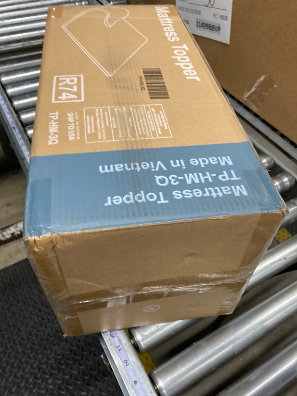 Photo 1 of **The description is for reference only.**Linenspa Memory Foam Mattress Topper, Twin XL Size - 2 Inch Gel Infused Memory Foam - Plush Feel - Cooling and Pressure Relieving - CertiPUR Certified - Dorm Room Essentials