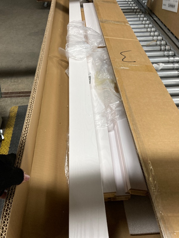 Photo 1 of **Photo and description for reference only***Bifold Barn Door - Pre-Assembled Panels with Sliding Hardware Kit Set, Solid Core Bifold Sliding Barn Doors, Water-Resistant Pre-Finished Bi Fold Barn Door, Easy Assembly, K-Shape, 36" x 84"