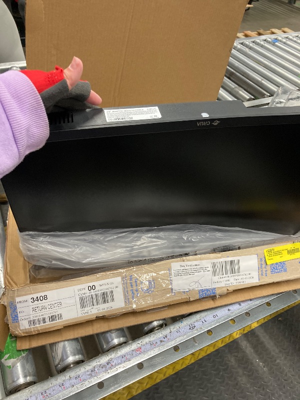 Photo 1 of  24 Inch 100Hz Curved Monitor,FHD (1920×1080) 99% sRGB Computer Monitor,Thin Bezel, Wall Mountable & Tilt Adjustable,Black