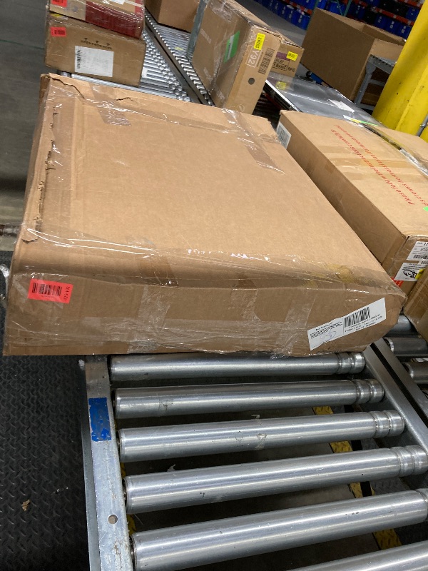 Photo 1 of  24 Inch 6-Panel Portable Dog Playpen for Indoor, Plastic Lightweight Indoor Puppy Pen with Door, Customizable, White