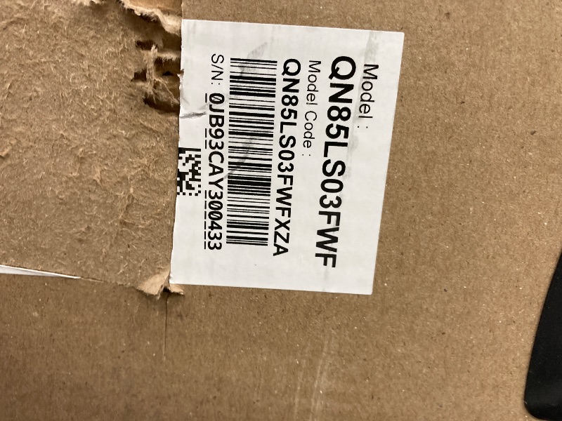 Photo 1 of ****** NO RETURN *******NO REFUND ******* Samsung 85-Inch Class The Frame Pro LS03FW 4K Neo QLED Mini LED Smart TV (2025 Model) Slim Fit Wall Mount Modern Frame Design with Wireless One Connect, NQ4 AI Gen3 Processor, Art Mode, Alexa Built-in