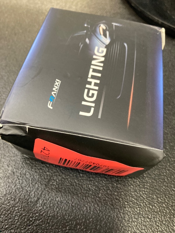 Photo 1 of **MISSING ONE***FRANXI 9012/HIR2 LED Bulbs Fog Lights, 60W Super Bright 6000K Cool White, 1:1 Design with Cooling Fan, Plug and Play, IP67, Pack of 2