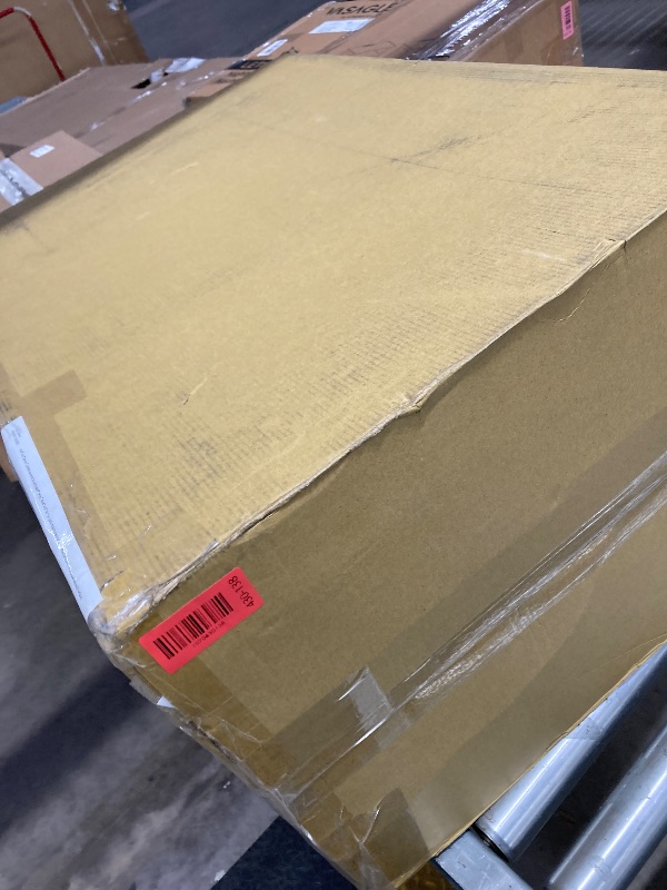 Photo 1 of **USED WITH DENTS**simplehuman 55 Liter / 14.5 Gallon Rectangular Hands-Free Kitchen Step Trash Can with Soft-Close Lid, Brushed Stainless Steel