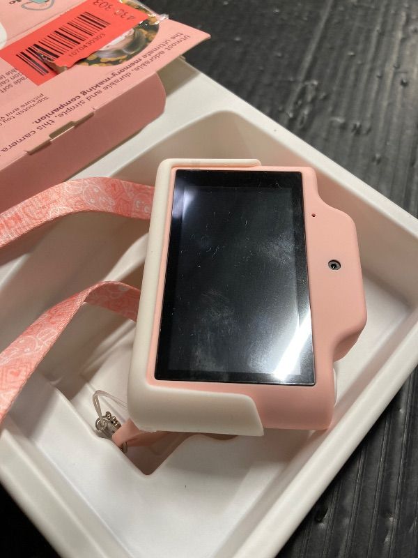 Photo 1 of ***CHARGER PLUG IS MISSING***Kidamento Kids Digital Camera & Video Camcorder with Touchscreen, Soft Silicone Casing, Detachable Lens Cap, 32GB Memory Card - Model K Meowie The Cat***CHARGER PLUG IS MISSING***