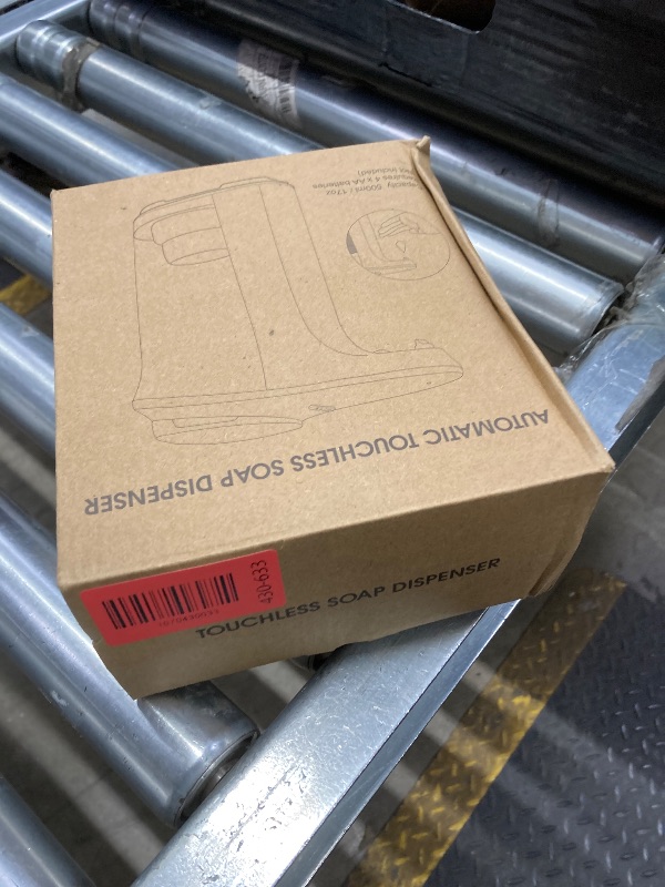 Photo 1 of ****It needs a battery.
PZOTRUF Automatic Soap Dispenser, Touchless Dish Soap Dispenser 17oz/500ml with Infrared Sensor, 5 Adjustable Soap Levels, Liquid Dispenser for Bathroom Kitchen (Silver)