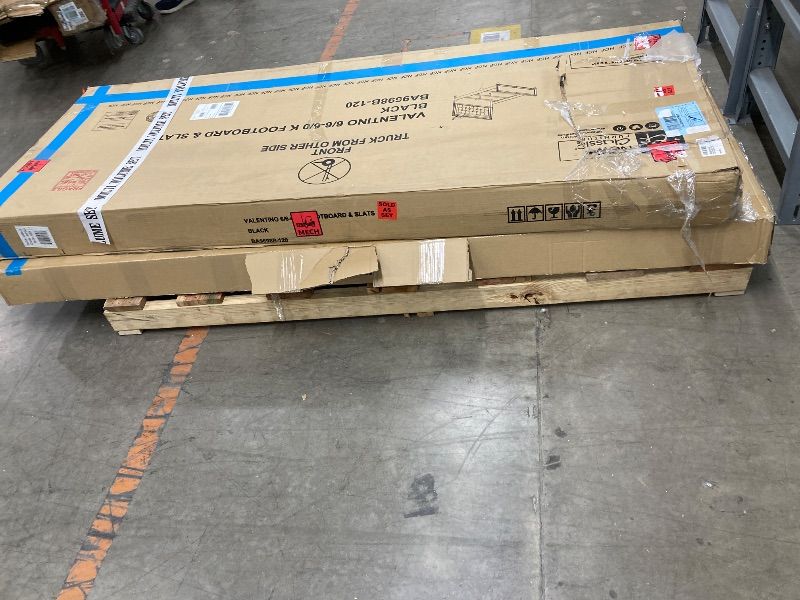 Photo 1 of **THIS CONTAINS 2 BOXES***NEW CLASSIC HOME FURNISHINGS STORE THE NEW CLASSIC VALENTINO WOOD KING BED IN BLACK