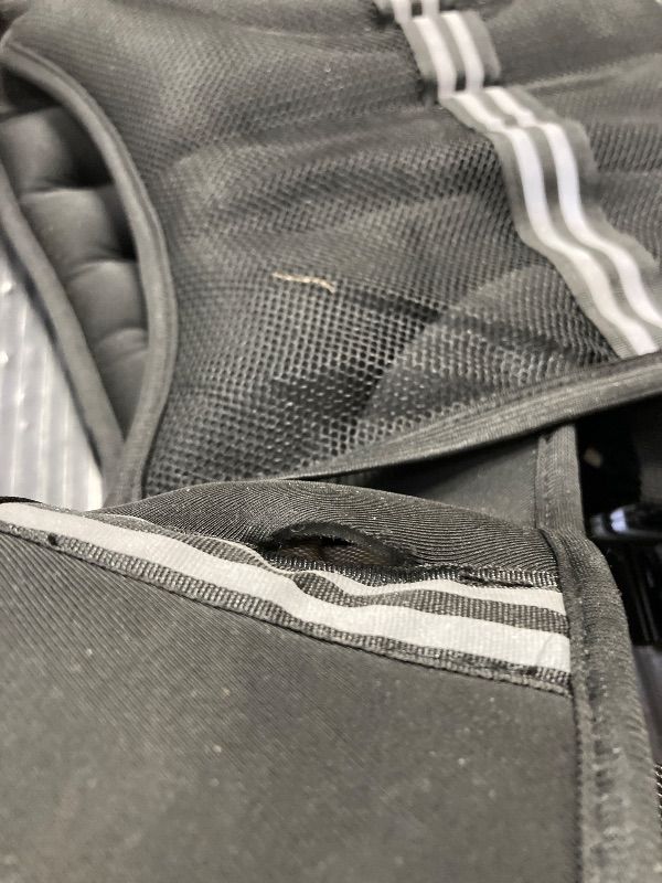 View 3 of ***THERE IS A SMALL BIT OF SEAM NEEDS SEWING***Zeerun Weighted Vest for Women & Men with Reflective Stripe and Adjustable Buckle, Comfortable & Durable Rucking Vest for Walking, Running & Strength Training, 10LBS-Black***THERE IS A SMALL BIT OF SEAM NEEDS
