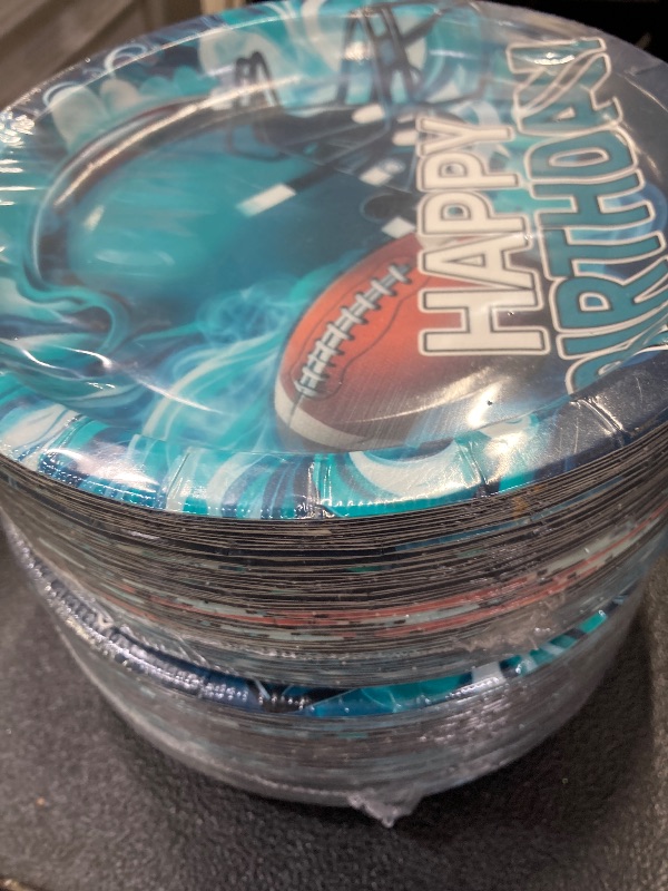 Photo 1 of  Football Plates  Party Decorations, 