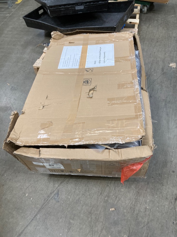 Photo 1 of ***PARTIAL SET Vesgantti 100" PU Faux Leather Sofa with Movable Ottoman, 3 Seater L Shaped Leather Sectional Couch with Side Pocket, Comfy Mid Century Modern Modular Couch for Living Room, Apartment, Cocoa