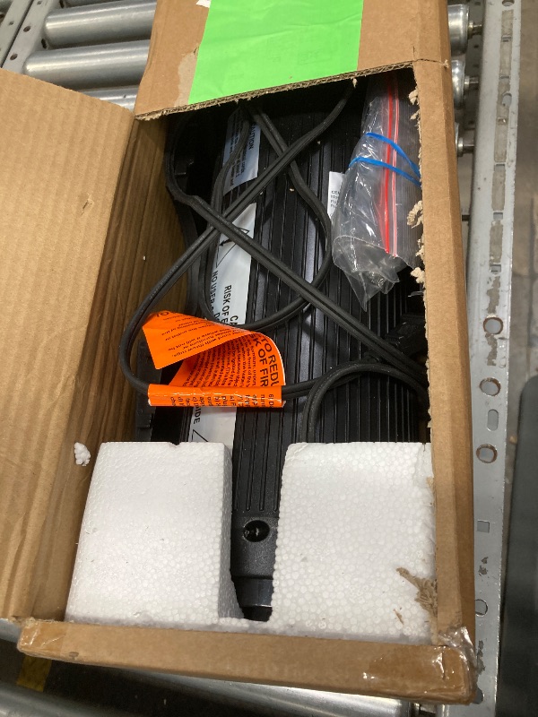 Photo 1 of *** PART ONLYN**NFTIGB Space Heater, 1500W Quiet Oscillating Ceramic Heater for Large Room, PTC Electric Heater with Realistic 3D Flame Effect, Remote Control, Thermostat, for Office, Bedroom, Indoor Use