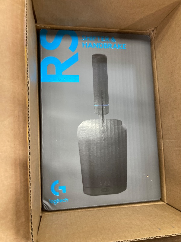 Photo 1 of **FACTORY SEALED EYE** Logitech G RS Shifter & Handbrake with easy mode switching, height-adjustable handle, & included table clamp for RS & PRO Series - PlayStation, Xbox, & PC sim racing units