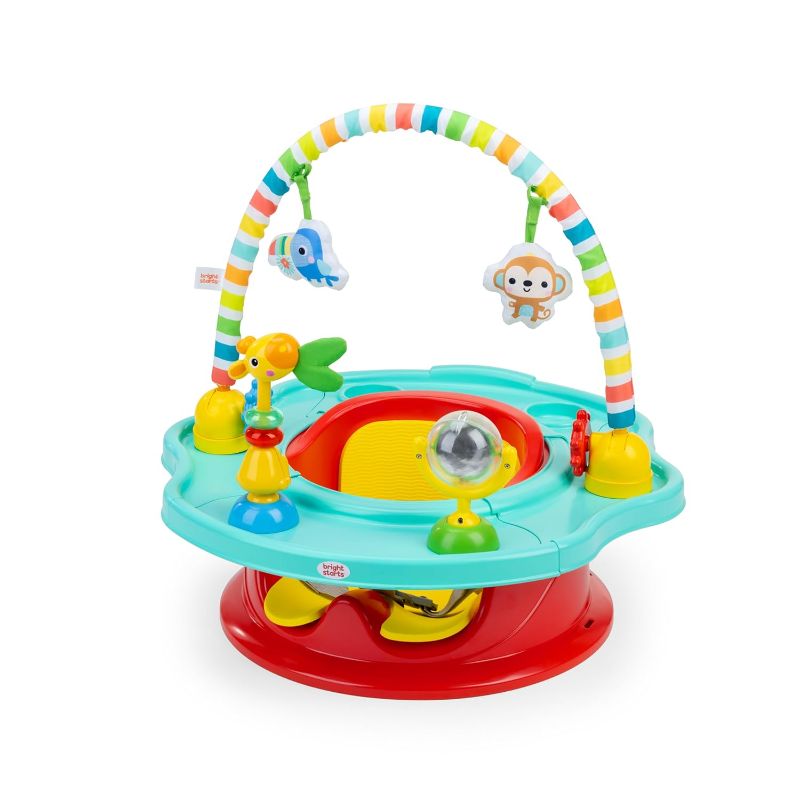 Photo 1 of **NOTE: THE PHOTO AND DESCRIPTION ARE SIMILAR** Bright Starts 3-in-1 SuperSeat Playful Paradise, Baby Activity Seat with Toys, Snacking Tray, Booster Seat, BPA Free Tray, Unisex, 6 Months +
