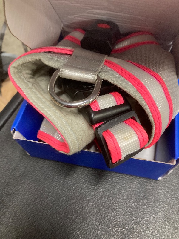 Photo 1 of ***NOTE: THIS IS WELL-USED, NEEDS WASHING, AND HAS A LOT OF HAIR**  ChalkLit Light Up Dog Harness, No Pull Led Dog Harness Glow-in-The-Dark for Night Walking, USB Rechargeable Lighted Safety Vest for Medium Large Dogs, Adjustable Soft Mesh Fully Illuminat