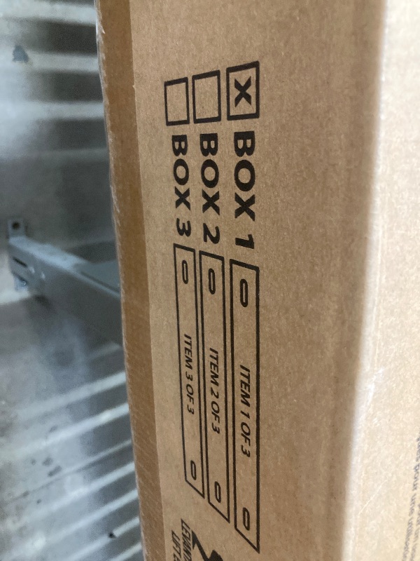 Photo 1 of **NOTE: ONE BOX OF THREE IS MISSING THE OTHER BOXES**** Backyard Discovery Belmont Cedar Wood Swing Set with Wave Slide, Play Deck, Rock Wall Ladder, Snack Bar Window, Shaded Picnic Area, Bench, Belt Swings, Trapeze, Sandbox Area, Canopy, Outdoor Playset