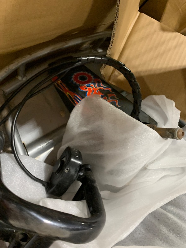 Photo 1 of ***SELLING FOR PARTS*** Razor Ground Force Drifter Kart - Silver - FFP