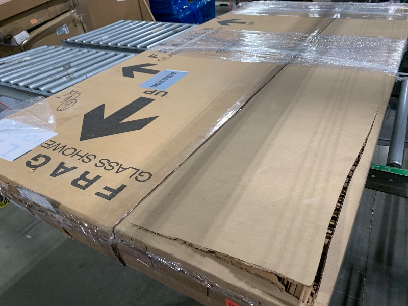 Photo 1 of ***FINAL SALE*** MISC UNLABELED BASCO GLASS SHOWER DOOR SET UNKNOWN SIZE/ STYLE