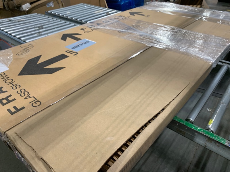 Photo 1 of ***FINAL SALE*** MISC UNLABELED BASCO GLASS SHOWER DOOR SET UNKNOWN SIZE/ STYLE