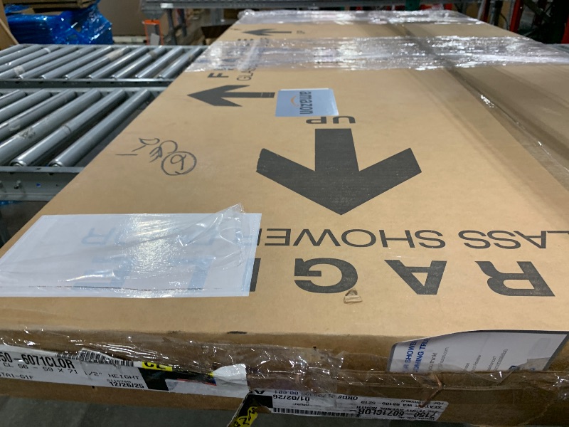 Photo 1 of ***FINAL SALE*** MISC UNLABELED BASCO GLASS SHOWER DOOR SET UNKNOWN SIZE/ STYLE