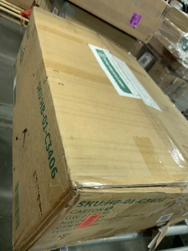 Photo 1 of ****PARTIAL SET, CARTON E ONLY**** HONBAY Sectional Sleeper Sofa with Pull Out Bed, L Shaped Couch with Storage Seat, Modular Sectional Couches for Living Room, Dark Grey