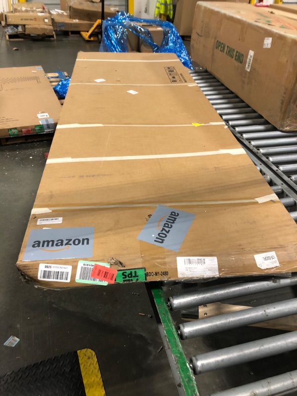 Photo 1 of **broken**
24" x 80" Mirror Slab Door, Pre-Assembled One Side French Interior Door, Paintable Solid Wood Pocket Barn Doors for Living Room Pantry Laundry Closet Bathroom White Pre-Finished Surface w/o Hardware