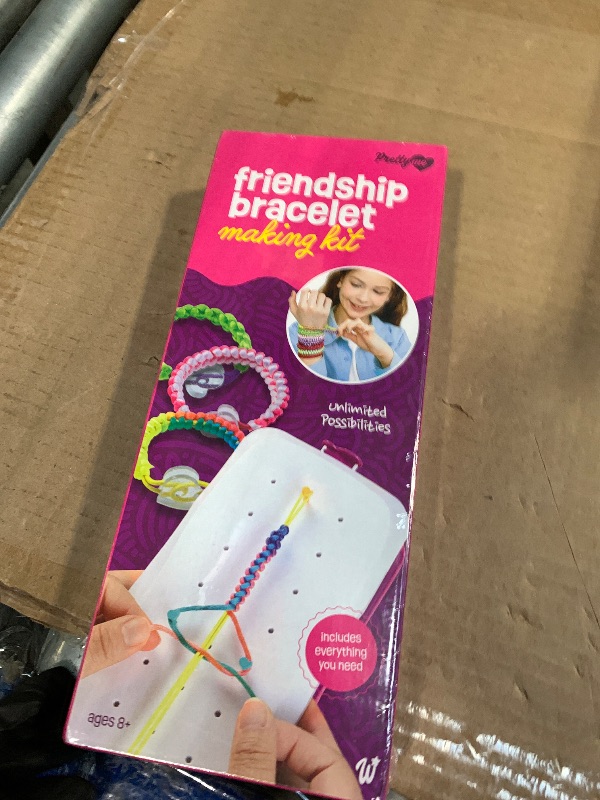 Photo 1 of *** FACTORY SEALED** Pretty Me Friendship Bracelet Making Kit for Girls - Crafts for Girl - String Bracelets Maker - Gifts for 8-12 Year Old Kid - Birthday Gift Ideas & Kits Toys Ages 8, 9, 10, 11, 12 - Kids Age 8-12 Olds