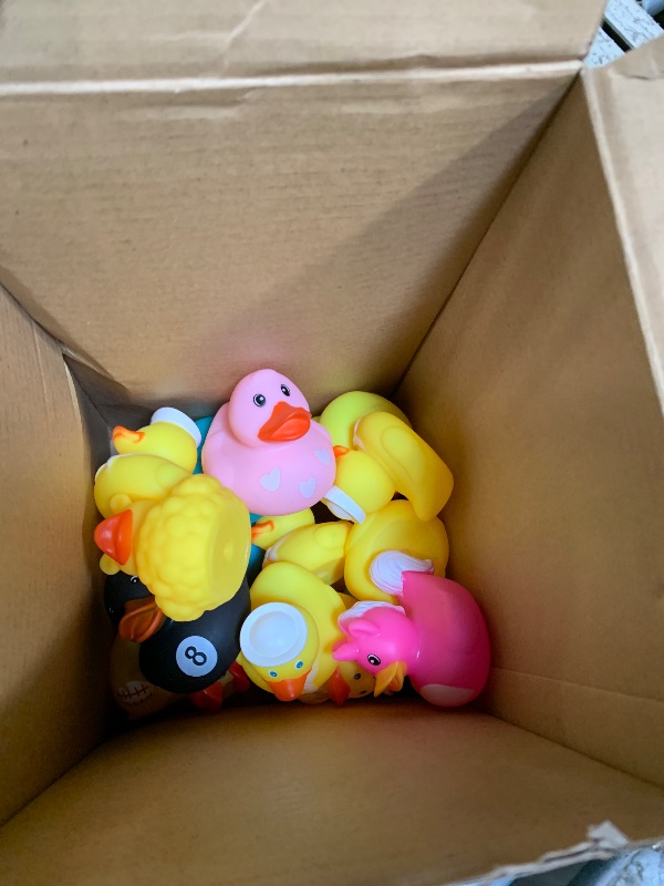 Photo 1 of ** MISSING DUCKS** Cruise Ducks Tags Rubber Bands Random Assorted Rubber Ducks for Cruise Ship Hiding Ducks