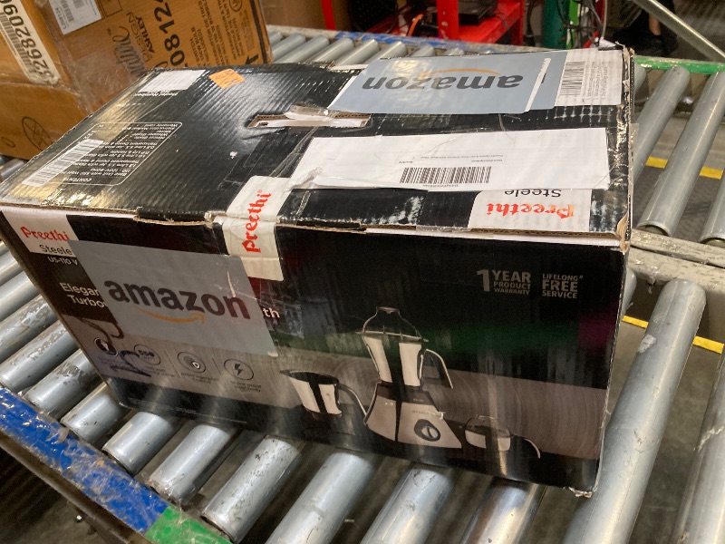 Photo 1 of ** USED** Preethi Steele 3-Jar Mixer Grinder, 550-Watt, Silver