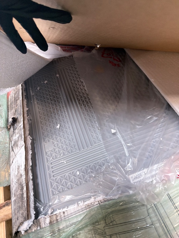 Photo 1 of ** USED/ DAMAGE/ UNTESTED** Frigidaire, 2 Door Apartment Size Refrigerator with Freezer, 7.5 cu ft, Adjustable Spill-Proof Shelves, Door & Crisper Bins, Platinum Silver, Garage Ready