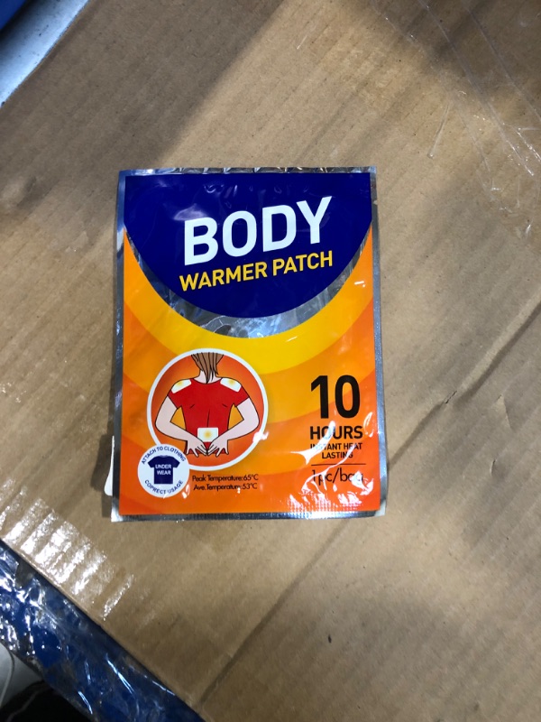 Photo 1 of *PARTIAL SET - ONLY 1*
10 Count Adhesive Heat Patches for Neck, Knee, Upper or Lower Back, Air-Activated Heat Therapy Pads for Stiffness, Sprains, and More, Stick to Clothing, 5x3.7 in