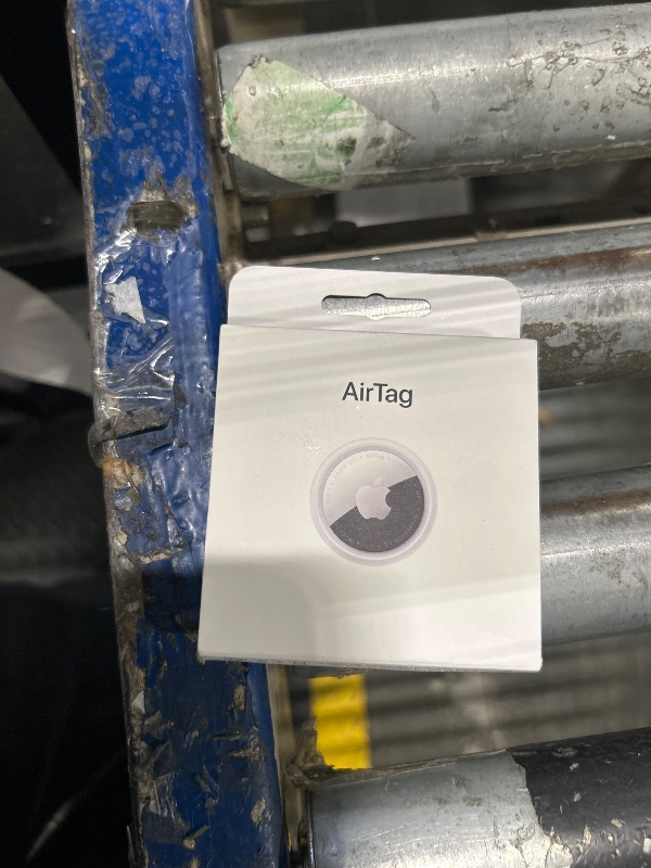 Photo 1 of *UNTESTED*
Apple AirTag (1st Generation). Keep Track of and find Your Keys, Wallet, Luggage, Backpack, and More. Simple one-tap Set up with iPhone or iPad, Bluetooth