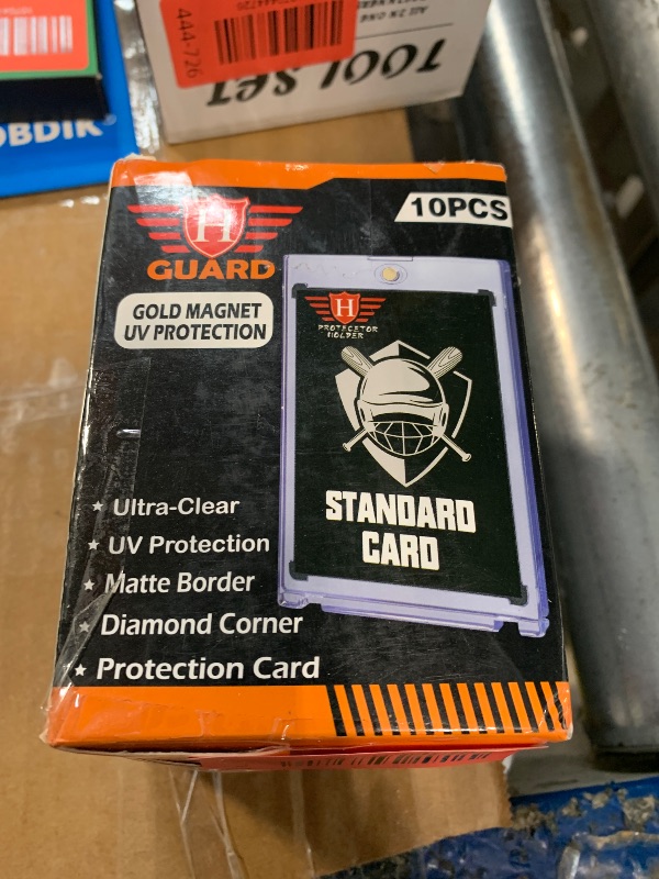 Photo 1 of 10 ct Magnetic Card Holders for Trading Cards, 35 pt Hard Cards Sleeves Case fit for MTG Cards, Standard Cards, Sports Cards, Baseball Cards