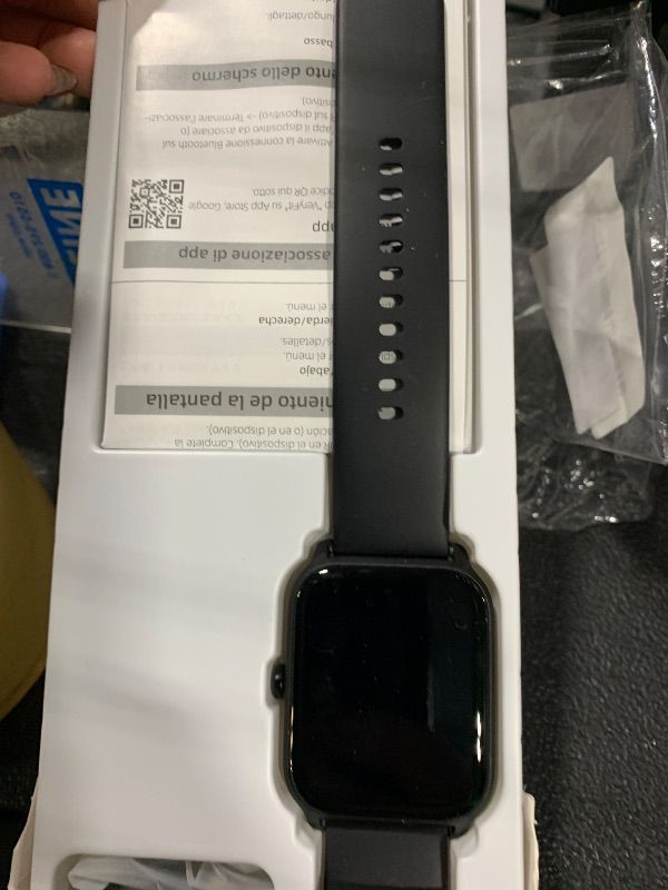 Photo 1 of *FACTORY SEAL**Fitpolo Smart Watches for Men Android & iPhone, Alexa Built-in [1.8" HD Screen] IP68 Waterproof Fitness Watch with Bluetooth Call (Answer/Make), Heart Rate/Sleep/SpO2 Monitor, 105+ Sports Tracker