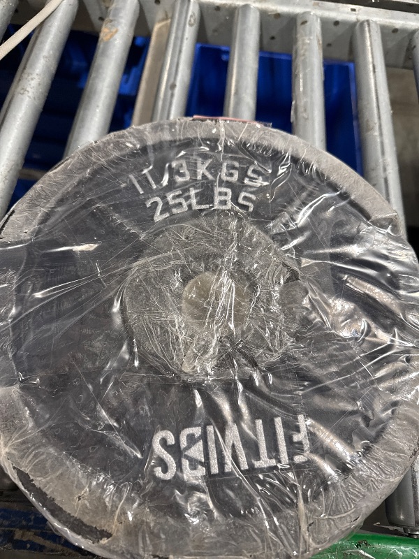 Photo 1 of ** SIMILAR IMAGE**Iron Crush Olympic Bumper Plates Set - Virgin Rubber Weights for Strength Training - Stainless Steel Inserts, Fits 2" Barbells - Low, Dead Bounce for Safety - 10lb to 45lb - Sold in Pairs