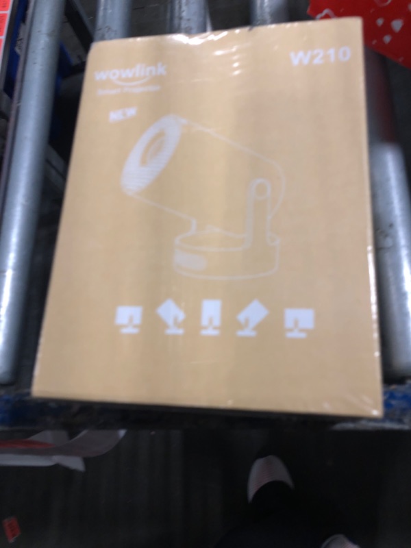 Photo 1 of [Built-in Apps & 2026 Upgraded] Mini Projector with WiFi 6 and Bluetooth 5.4 Support 4K 1080P Auto Keystone 180° Rotatable Projector Portable Compatibile with HDMI/TV Stick/Memory Stick/Laptop, White