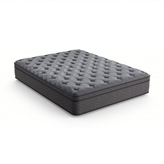 Photo 1 of  Bed Mattress: QUEEN, Firm, Stretch Knit Fabric, Innerspring, 12 in Overall Ht, Gel Foam