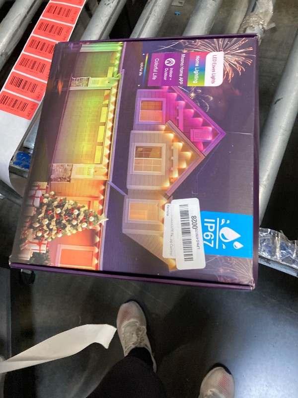 Photo 1 of *UNTESTED*
MUCCCUTE Permanent Outdoor Lights for Holidays Valentines 200ft RGB House Light w/App & Remote Control Smart Rainbow LED IP67 Waterproof for New Year Christmas Roof Eaves Garden Décor All Year Around