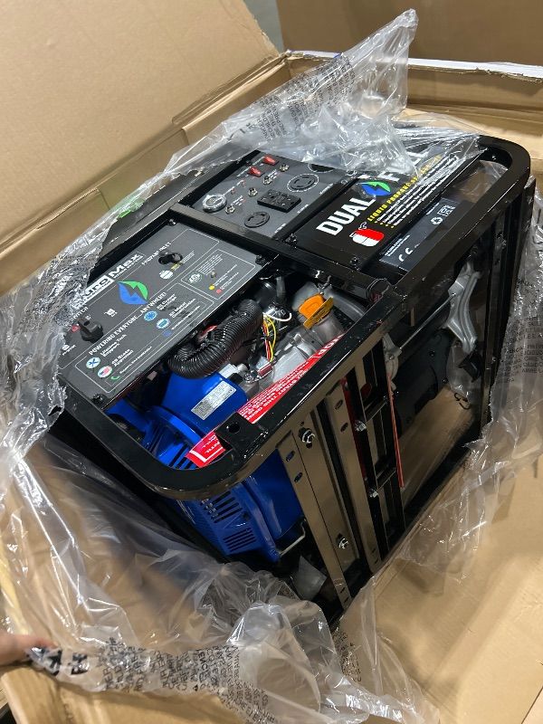 Photo 1 of ***FINAL SALE*** DuroMax XP13000EH 13,000-Watt Dual Fuel Portable Generator - Gas & Propane, Electric Start, Whole Home Backup Power, Transfer Switch Ready, RV & Emergency Ready
