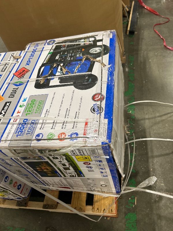 Photo 1 of ***FINAL SALE*** DuroMax XP13000EH 13,000-Watt Dual Fuel Portable Generator - Gas & Propane, Electric Start, Whole Home Backup Power, Transfer Switch Ready, RV & Emergency Ready