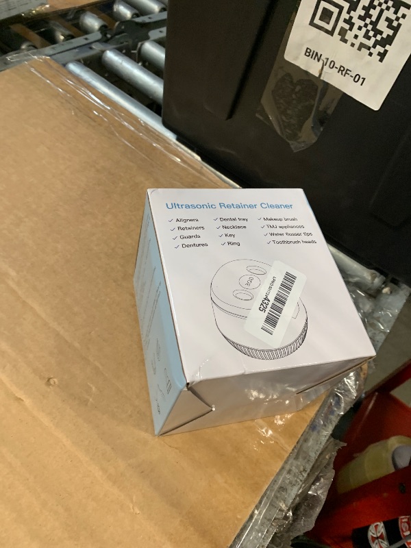 Photo 1 of ** SOLD AS IS NO RETURN/REFUNDS**
Dental Ultrasonic Retainer Cleaner Machine: 45kHz Dental Cleaning Pod with Digital Timer & 200ML, Deep Cleaning for Dentures, Mouth Guards, Aligners, Night Guards, Braces, Toothbrush Heads & Jewelry