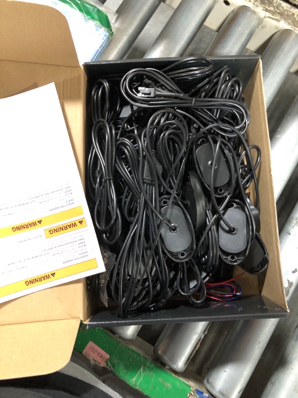 Photo 1 of ** Missing wires ** 16 Pods RGB LED Rock Lights for Trucks Pickup Golf Cart Offroad RV UTV ATV SUV, Waterproof Multicolor Underglow Kit for Cars with APP Music Mode, Vehicle Underbody Light Underneath Accent 12V