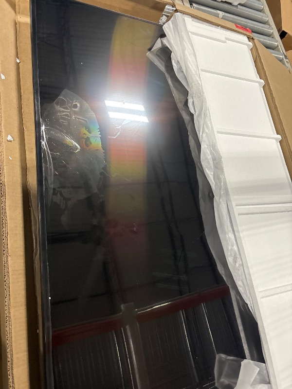 Photo 1 of *****DAMAGED, SUITABLE FOR SPARE PARTS / NO RETURN ******   Samsung 55-Inch Class QLED Q7F Series Samsung Vision AI Smart TV (2025 Model, 55Q7F) Quantum HDR, Object Tracking Sound Lite, Q4 AI Gen1 Processor, 4K upscaling, Gaming Hub, Alexa Built-in