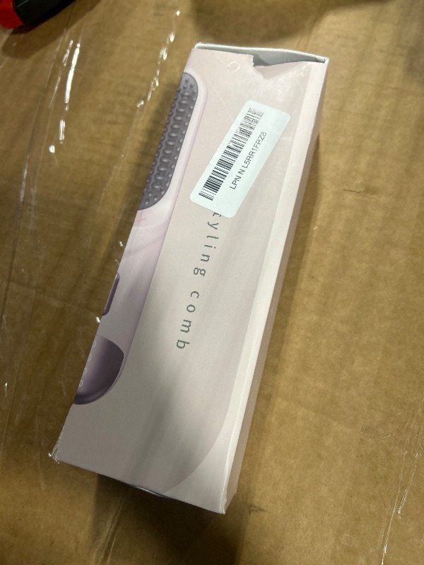 Photo 1 of ** missing type c charger**
Go Brush Pro 2026 Hair Straightener Brush 300 Million Negative Ionic Portable Hair Straightener Comb for Women with 4 Temps Fast Heating MCH Ceramic Coating Smooth Frizz Hair Light Pink