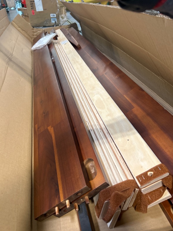 Photo 1 of ****MISSING MANUAL****
Mellow Naturalista Classic - 12 Inch Solid Wood Platform Bed with Wooden Slats, No Box Spring Needed, Easy Assembly, Queen, Pine