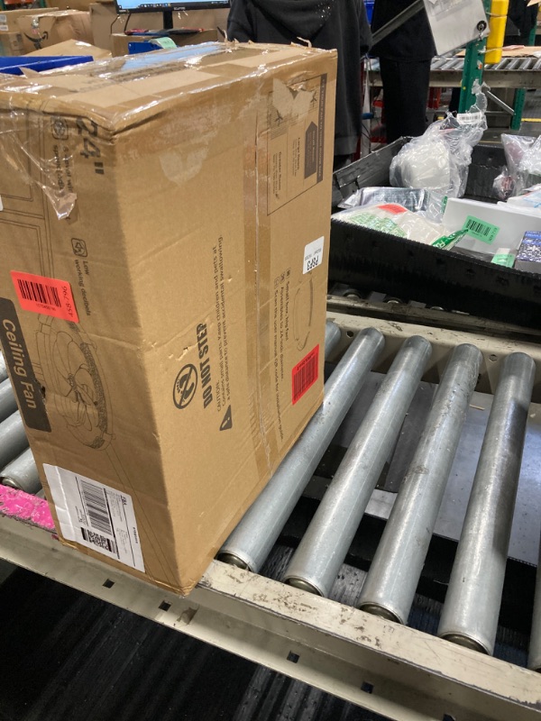 Photo 1 of *USED*
ZMISHIBO Ceiling Fans with Lights | 24 inch Low Profile Ceiling Fan with Light and Remote | 3CCT Dimmable Modern Flush Mount Bladeless Fan Light with High Airflow for Living Room Bedroom Kitchen