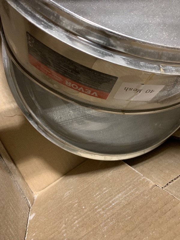 Photo 1 of **Selling for parts ONLY**
VEVOR Automatic Electric Vibrating Sieve, Stainless Steel Sifter Shaker Machine with 40+60 Mesh, 45W Automatic Powder Sifter Machine Countertop, Electric Sieve Shaker for Flour Powers, Mungbean, Rice