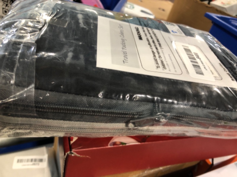 Photo 1 of 10 Set Compression Packing Cubes for Travel Essentials,Compressible Expandable Packing Cubes for Suitcase,OlarHike Luggage Organizer Bags for Travel,Handy Helper for Organizing Clothes(Black)