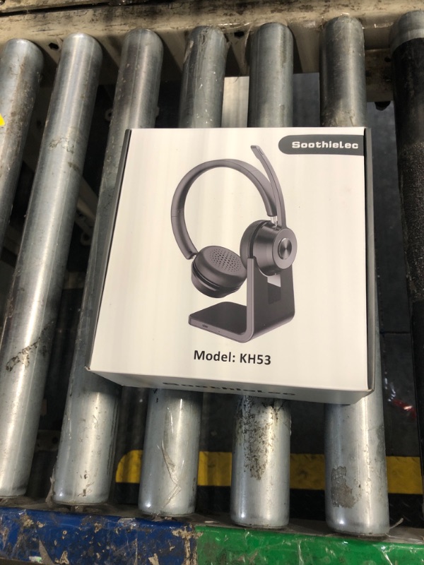 Photo 1 of (Upgraded Version) Wireless Headset, Bluetooth Headset with Noise Cancelling Microphone, Best Headphones with Mic Mute & USB Dongle for PC/Computer/Laptop/Cell Phones/Remote Work/Call Center