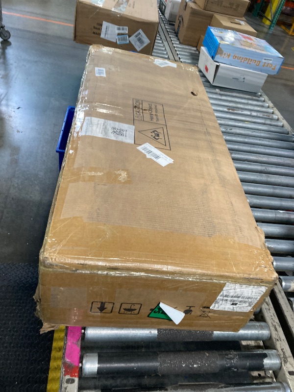 Photo 1 of ****MINOR DENT, PLEASE SEE PICTURE FOR REFERENCE***Concho Dresser for Bedroom with 5 Drawers, Wood Tall Chest of Drawers with Large Storage Space, Closet Storage Organizer for Living Room, Bedroom, Hallway, Closet, White