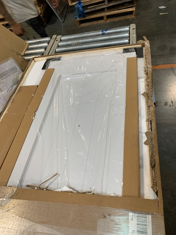 Photo 1 of ***JUST DOOR***SMARTSTANDARD Bifold Barn Door 72'' x 84'',Bi-Fold Sliding Closet Doors with Hardware Kit Included,80'' Track Kit for 4 Doors,Waterproof & Quiet,Pre-Drilled Holes Easy Assembly,White