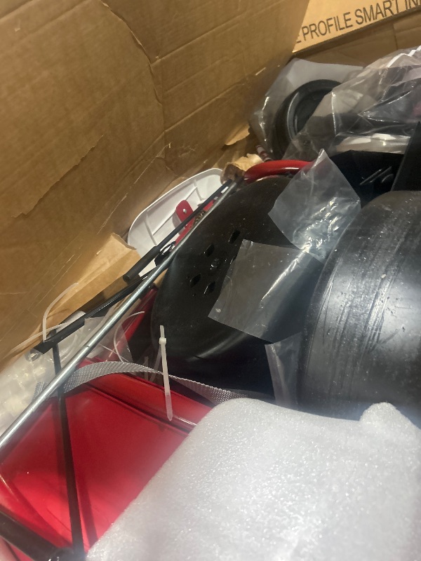 Photo 1 of **MISSING PIECES** 
Radio Flyer Ultimate Electric Go-Kart, 24 Volt Outdoor Ride On Toy, Red Go Kart for Kids Ages 3-8